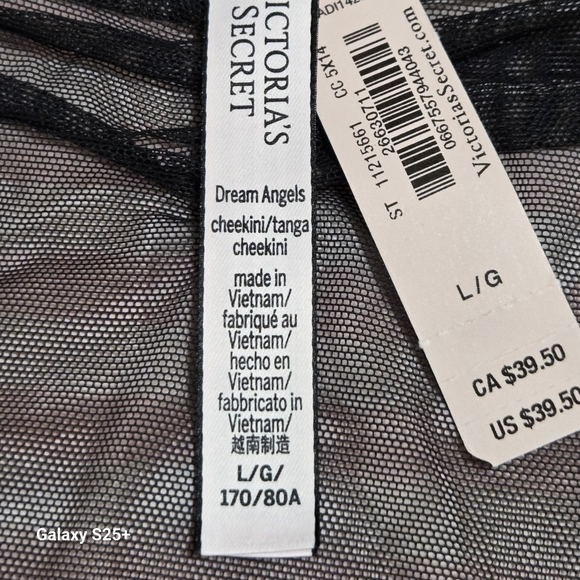 VICTORIA'S SECRET Dream Angels HEART PANTY SZ L NWT $39 - Picture 7 of 8